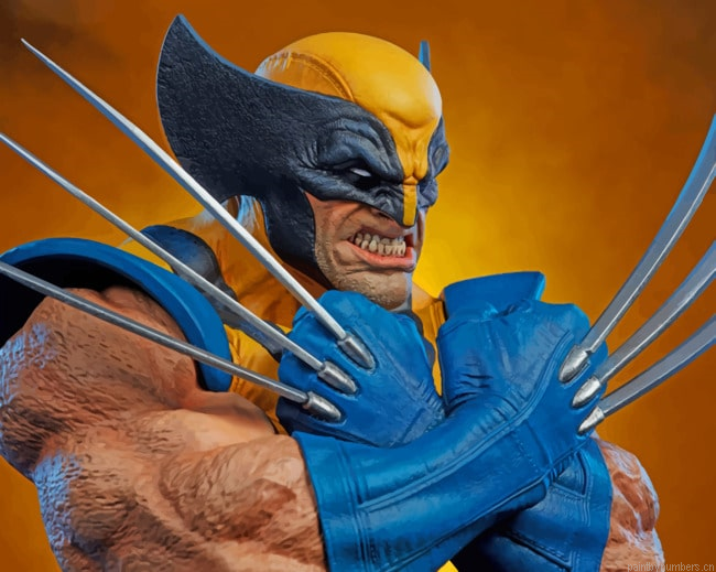 Wolverine Marvel Hero Member Painting By Numberss.png