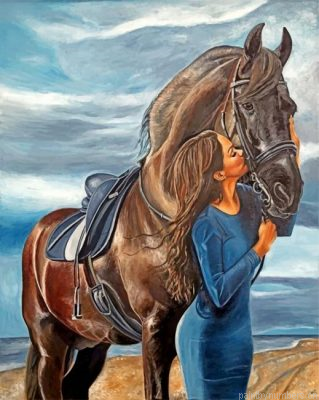 Woman And Horse Painting By Numbers.png