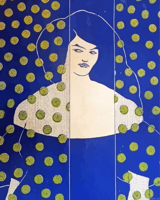 Woman By Aubrey Beardsley Painting By Numberss.png