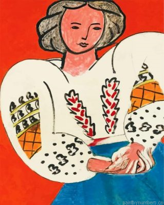 Woman By Henri Matisse Painting By Numbers.png