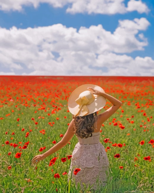 Woman In A Landscape Painting By Numberss.png