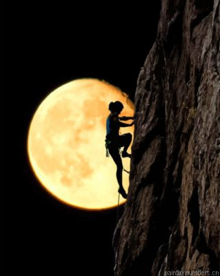 Woman Mountaineer Painting By Numbers.png