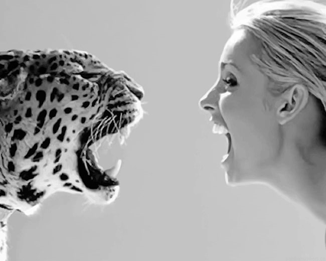 Woman Tiger Roar Painting By Numberss.png