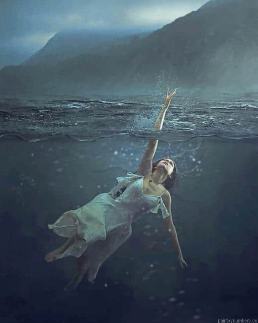 Woman Trying To Survive Painting By Numberss.png