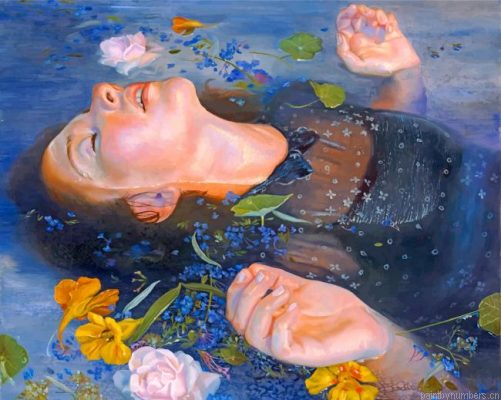 Woman In The Water Painting By Numbers.png