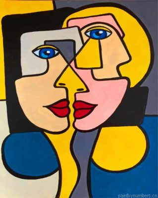 Women Faces Cubist Painting By Numbers.png
