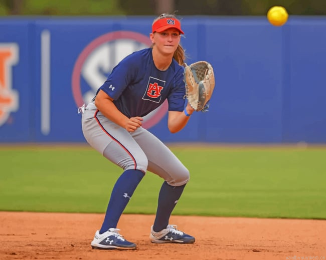 Women Practicing Softball Painting By Numberss.png
