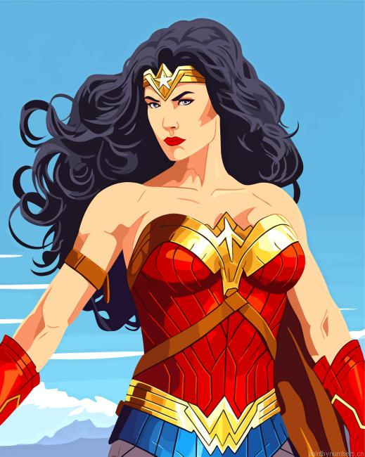 Wonder Woman Painting By Numberss.png