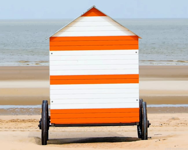 Wooden Beach Cabin Painting By Numberss.png