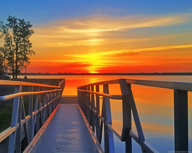 Wooden Sea Dock Landscapes Painting By Numbers.png