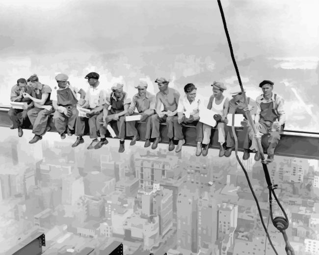 Workmen On Steel Girder Painting By Numberss.png