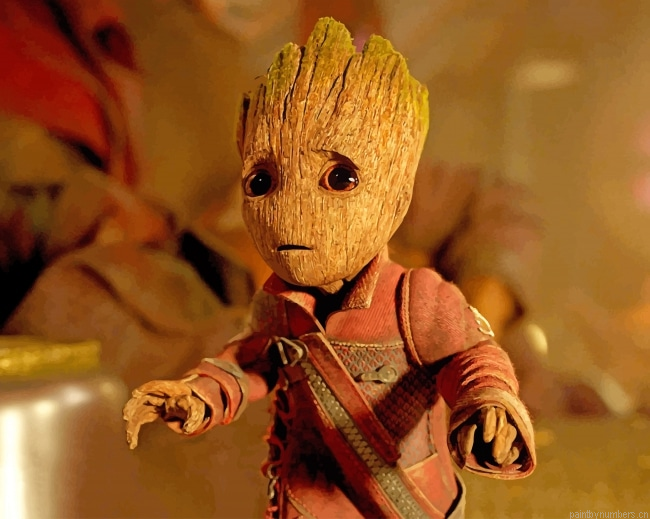 Worried Baby Groot Painting By Numberss.png