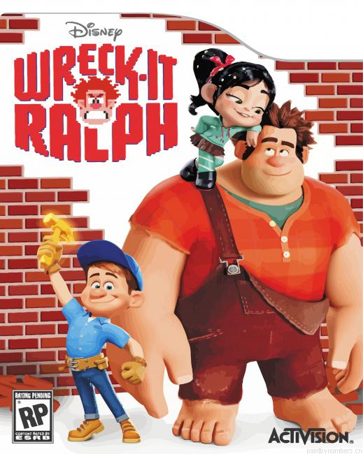 Wreck It Ralph Animation Painting By Numberss.png
