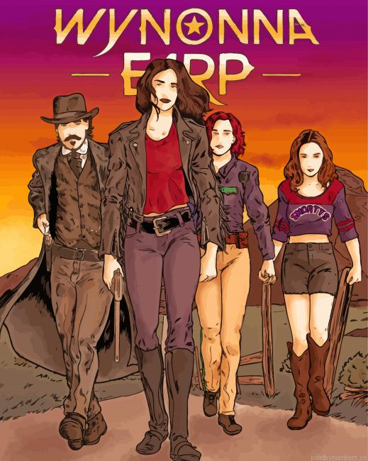 Wynonna Earp Illustration Painting By Numberss.png
