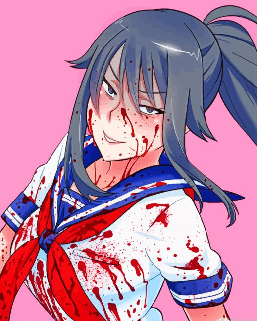 Yandere Simulator Video Game Painting By Numberss.png