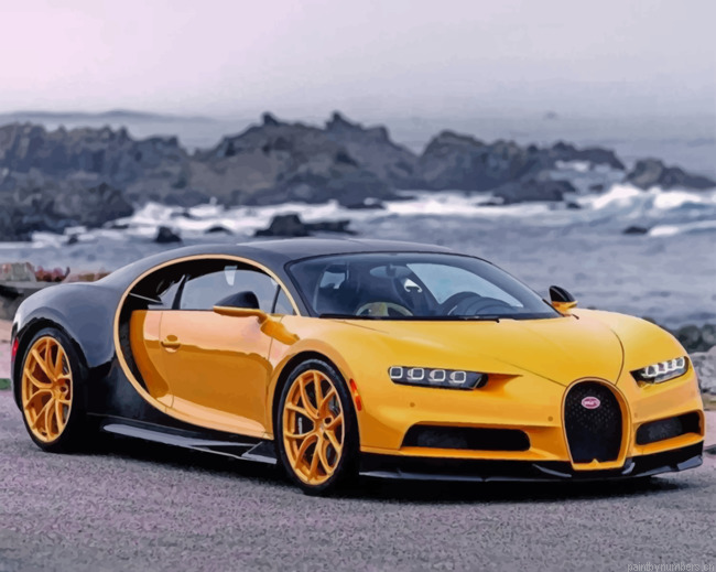 Yellow And Black Bugatti Painting By Numbers.png