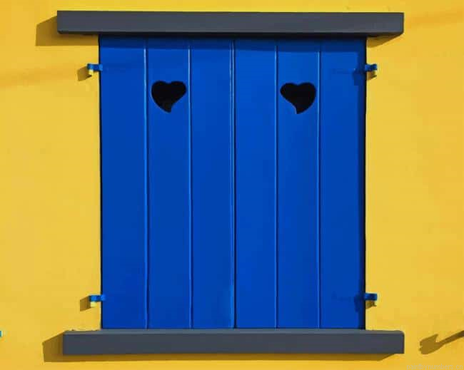 Yellow And Blue Window Painting By Numberss.png