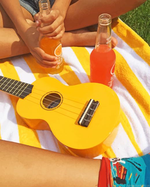 Yellow Guitar Painting By Numberss.png