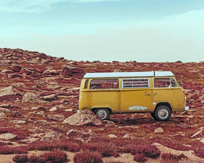 Yellow Mini Bus Painting By Numberss.png
