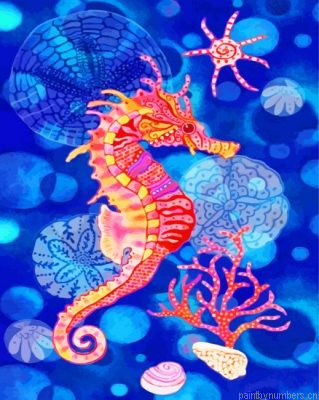 Yellow Seahorse Painting By Numbers.png