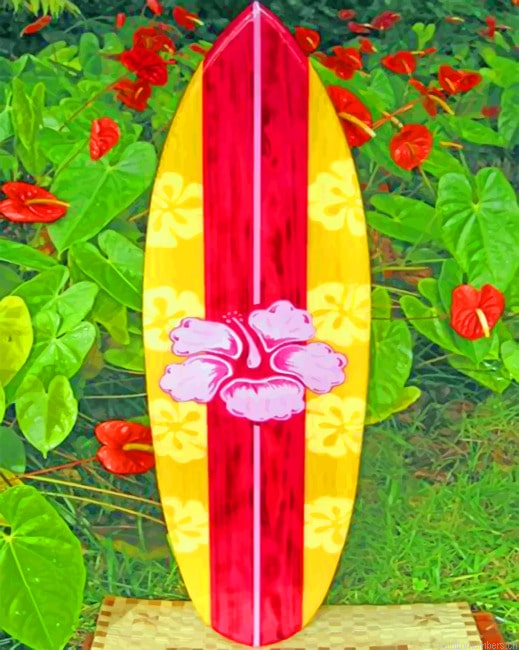 Yellow Surfboard Painting By Numbers.png