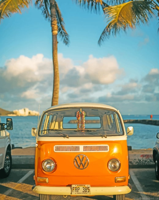 Yellow Vw Bus Painting By Numberss.png