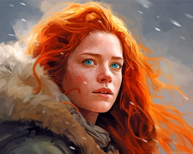 Ygritte Game Of Thrones Art Painting By Numberss.png