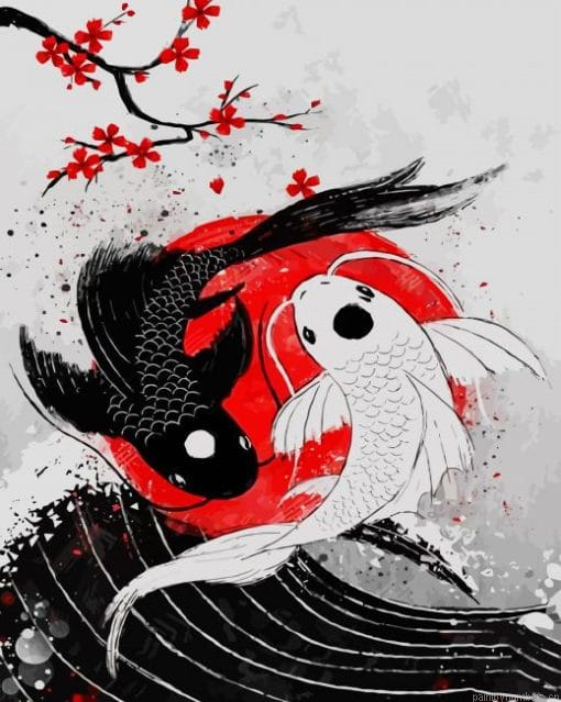 Yin Yang Koi Fishes Painting By Numbers.png