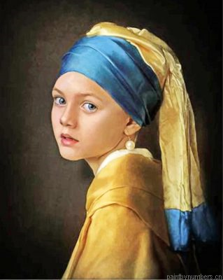 Young Girl With A Pearl Earring Painting By Numbers.png
