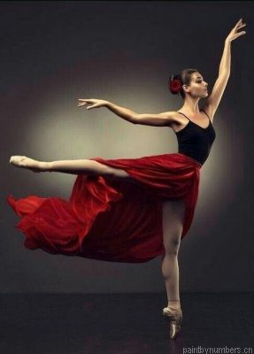 Young Graceful Ballet Dancer Painting By Numbers.png