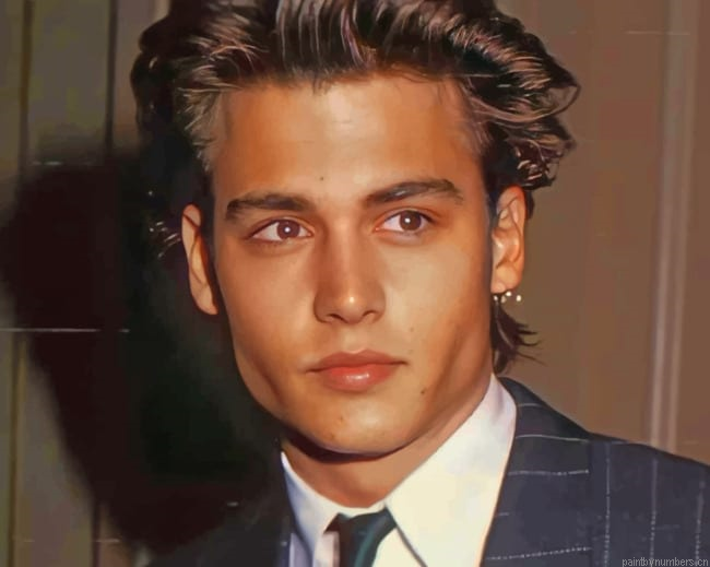 Young Johnny Depp Actors Painting By Numberss.png