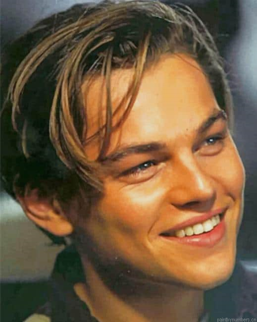 Young Leonardo Dicaprio Actors Painting By Numbers.png