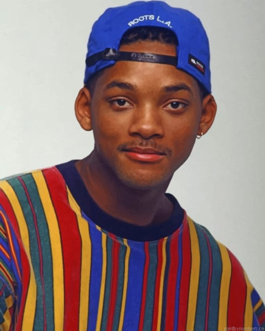 Young Will Smith Actors Painting By Numberss.png