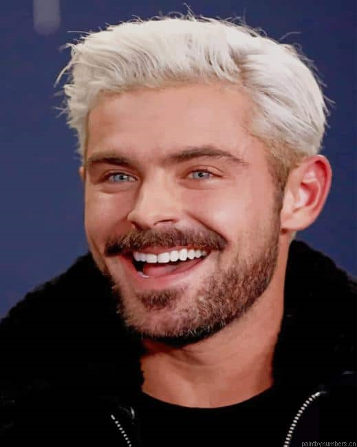Zac Efron Actor Painting By Numberss.png