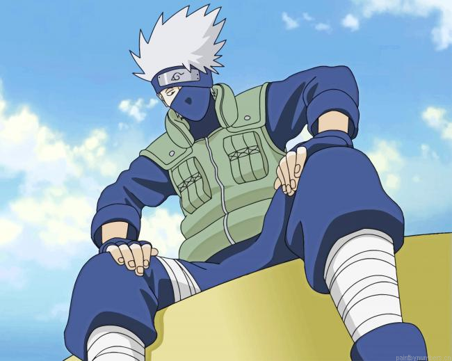 Kakashi Hatake Animations Painting By Numberss.png
