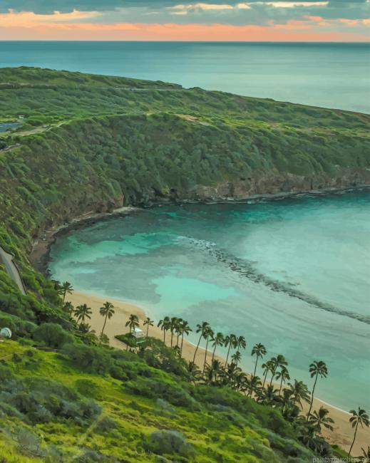 Koko Head Distric Park Hawaii Seascapes Painting By Numberss.png